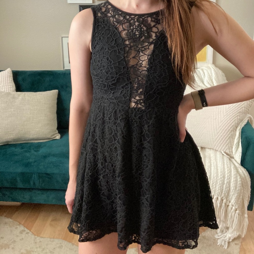 For Love and Lemons Lace Skater Dress Sz. XS